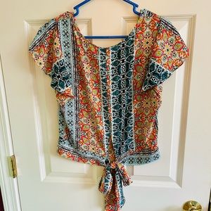 Aztec blouse